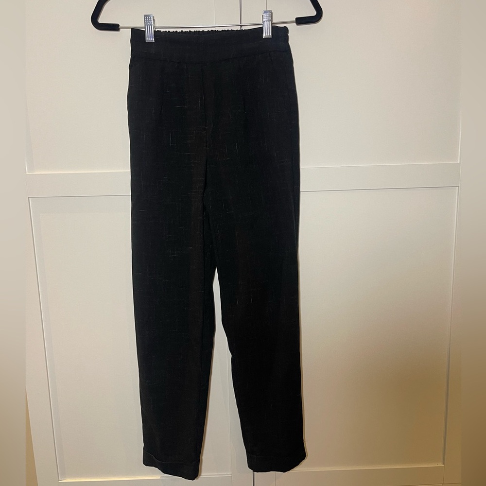 Dynamite Black Dress Pants with High Waist and Tailored Fit